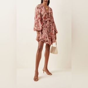 ZIMMERMANN Cassia Frill DRESS SIZE 1 AU